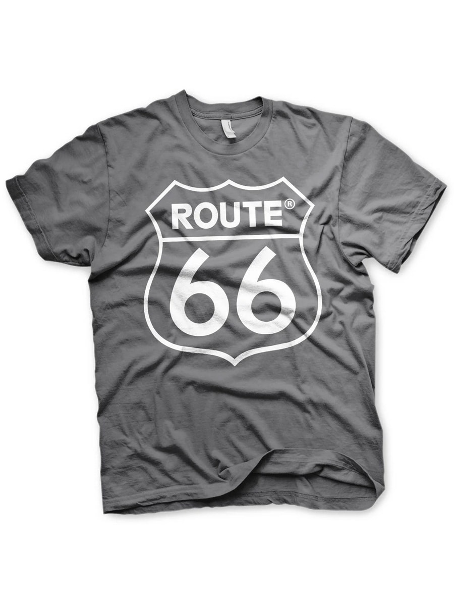 Route 66 Logo T-Shirt grey.jpg