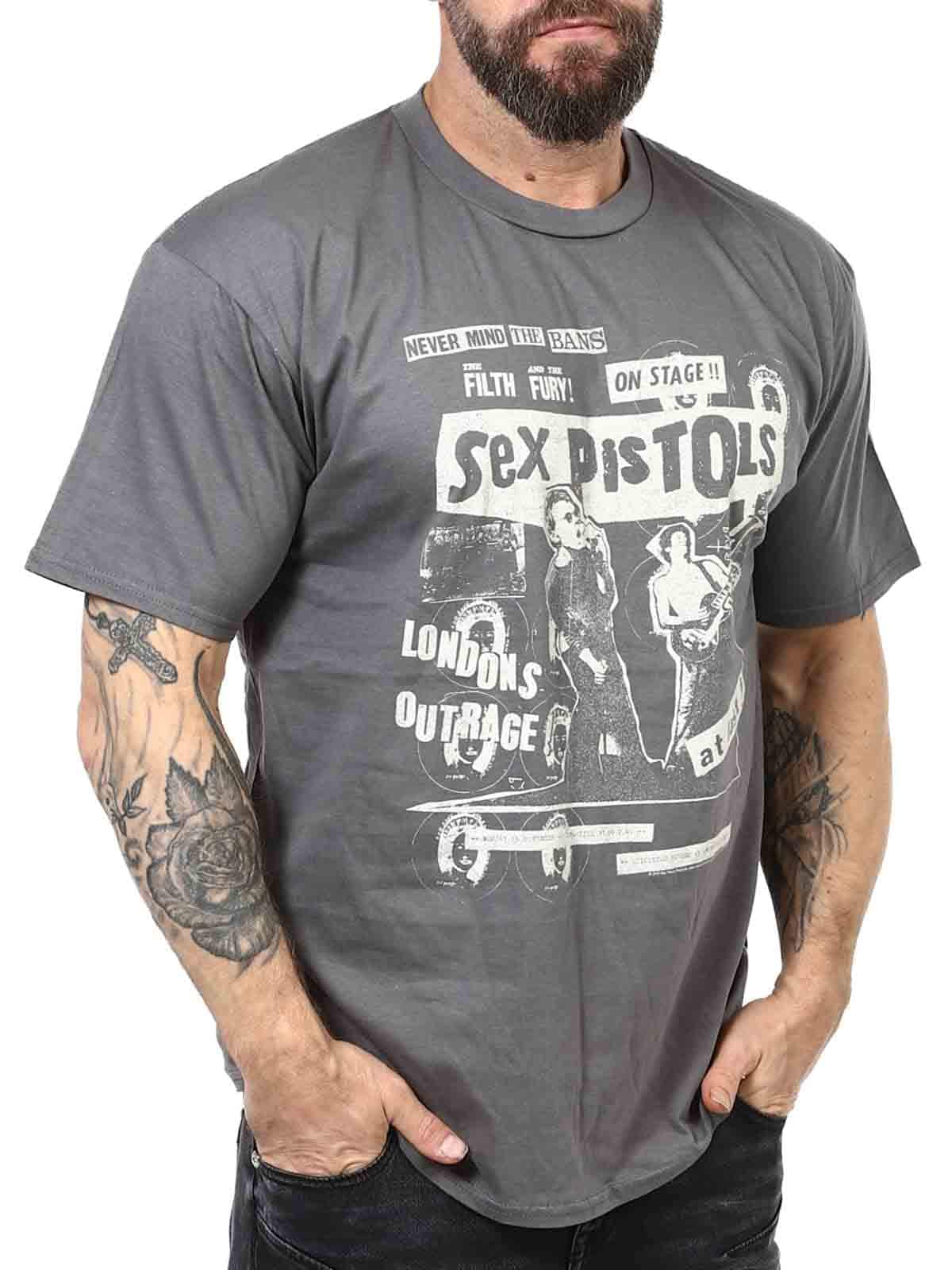 Sex Pistols On Stage T-shirt grey_2.jpg