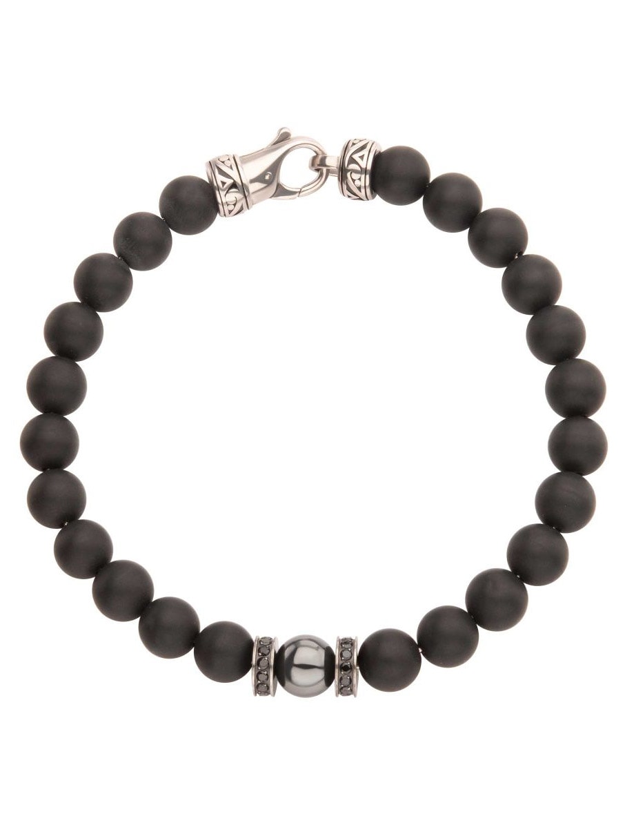 Stonehenge Hematite Inox Armband 0.jpg