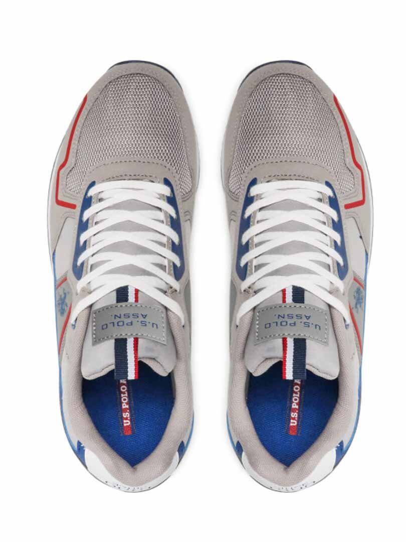 U.S. Polo Sneakers - Lysegrå/Blå
