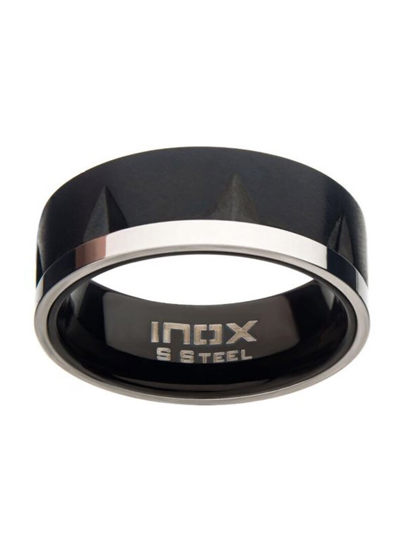 Notch inox Ring - Sort