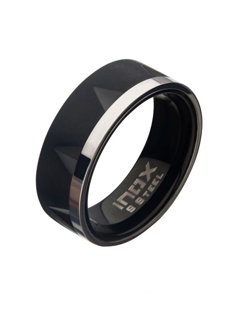 Notch inox Ring - Sort