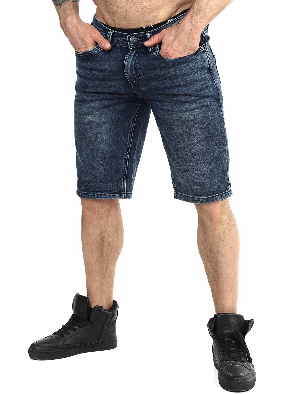 new Delmare Indicode Shorts - Dark blue Lars_3.jpg