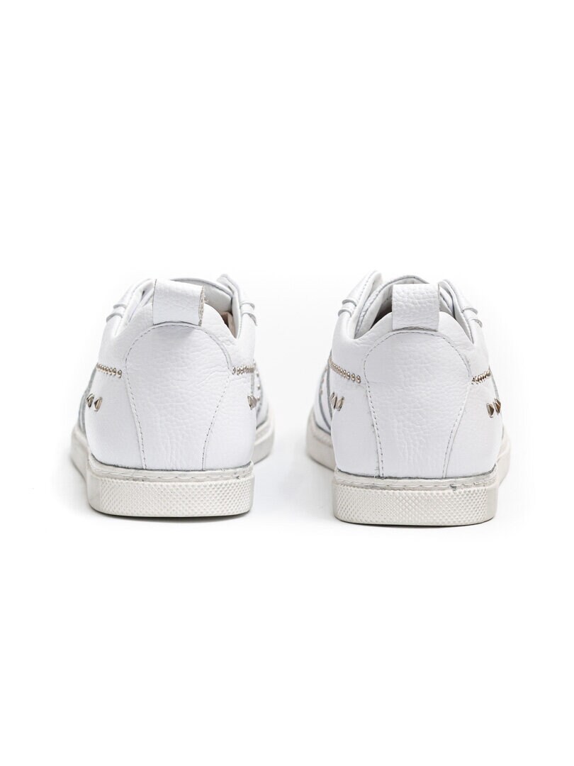 RD Rivet Leather Sneakers - Hvid