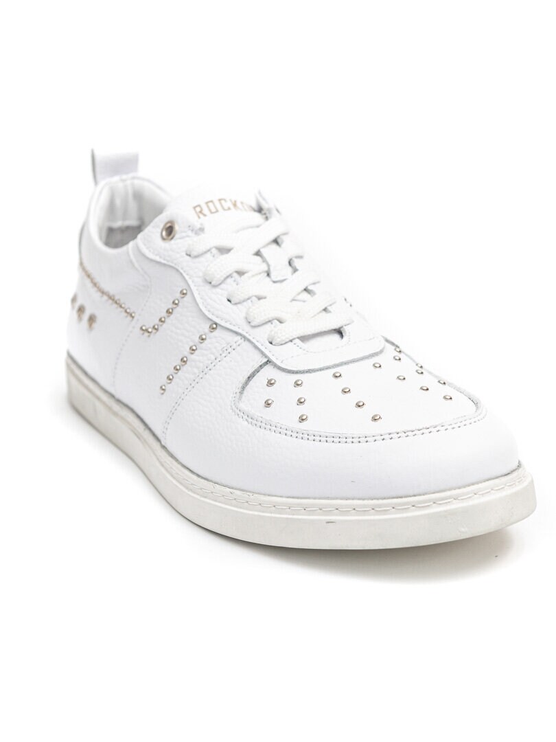 RD Rivet Leather Sneakers - Hvid