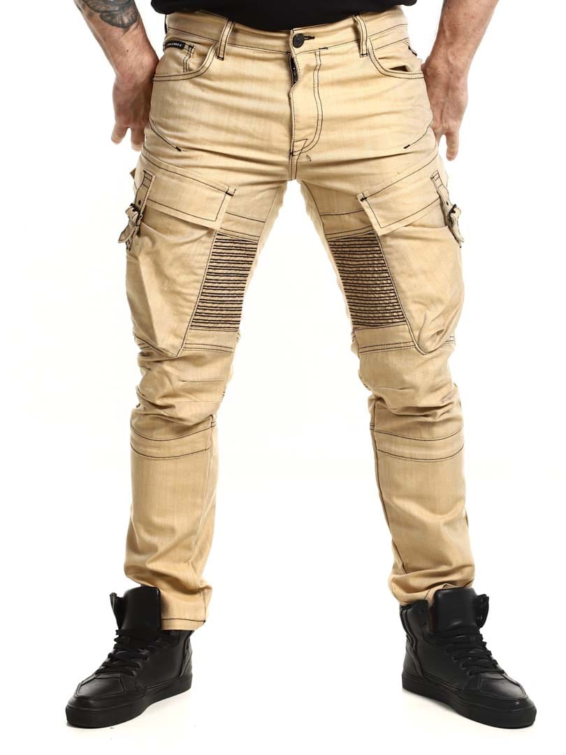 Buy Roadster Men Khaki Regular Fit Solid Cargos - Trousers for Men 2524444  | Myntra